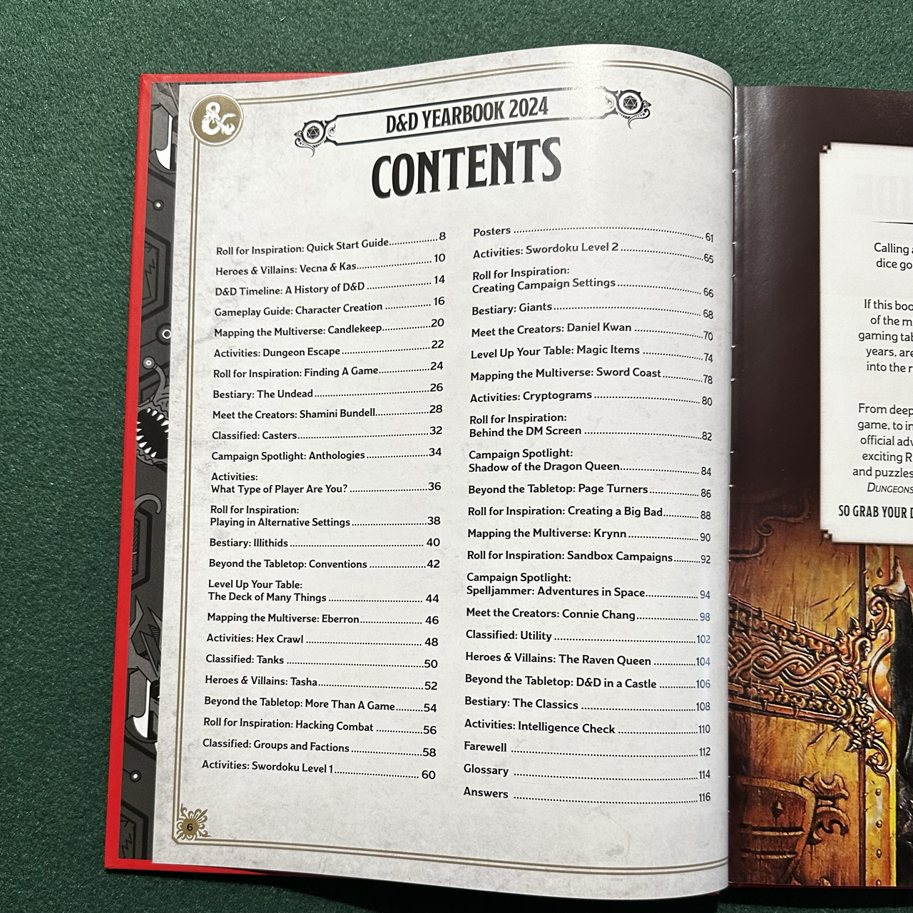 Dungeons & Dragons Hardback: Dungeons & Dragons Yearbook 2024 FIRST PRINT