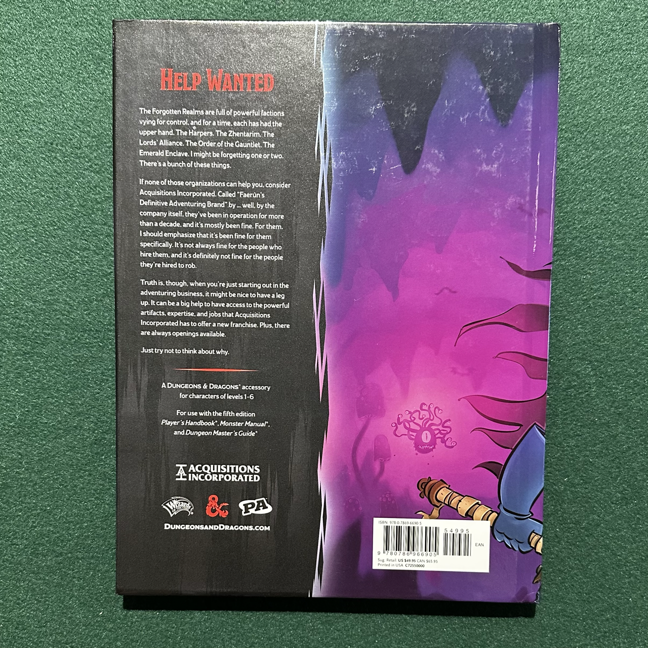 Dungeons & Dragons Hardback: Acquisitions Incorporated 5e FIRST PRINT