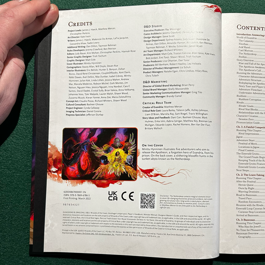 Dungeons & Dragons Hardback: Critical Role: Call of the Netherdeep 5e FIRST PRINT