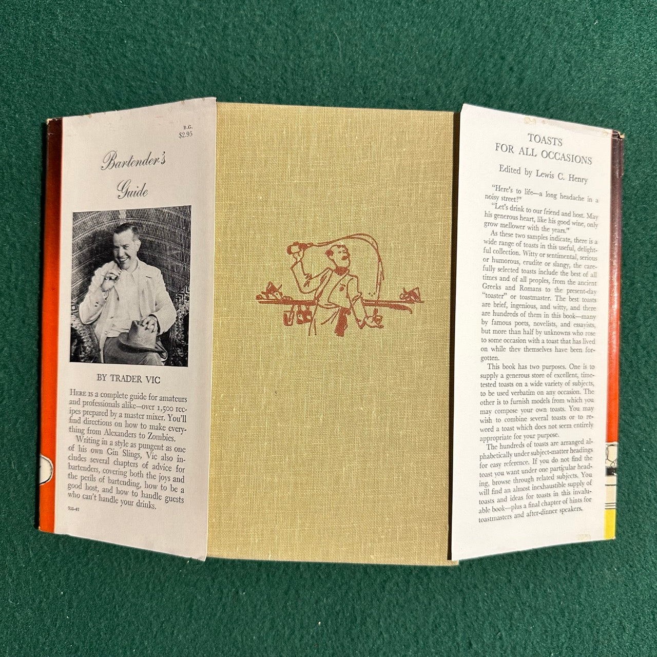 Vintage Non-Fiction Hardback: Trader Vic - Bartender's Guide