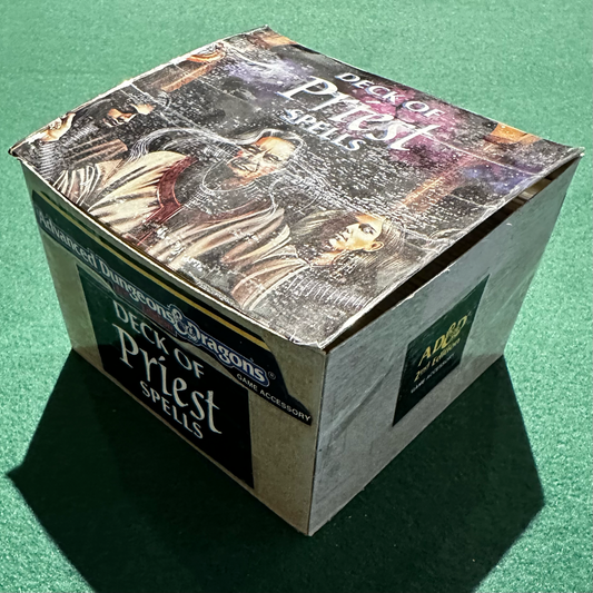 Vintage Dungeons & Dragons Accessory: Dungeon Master Deck of Priest Spells 2e