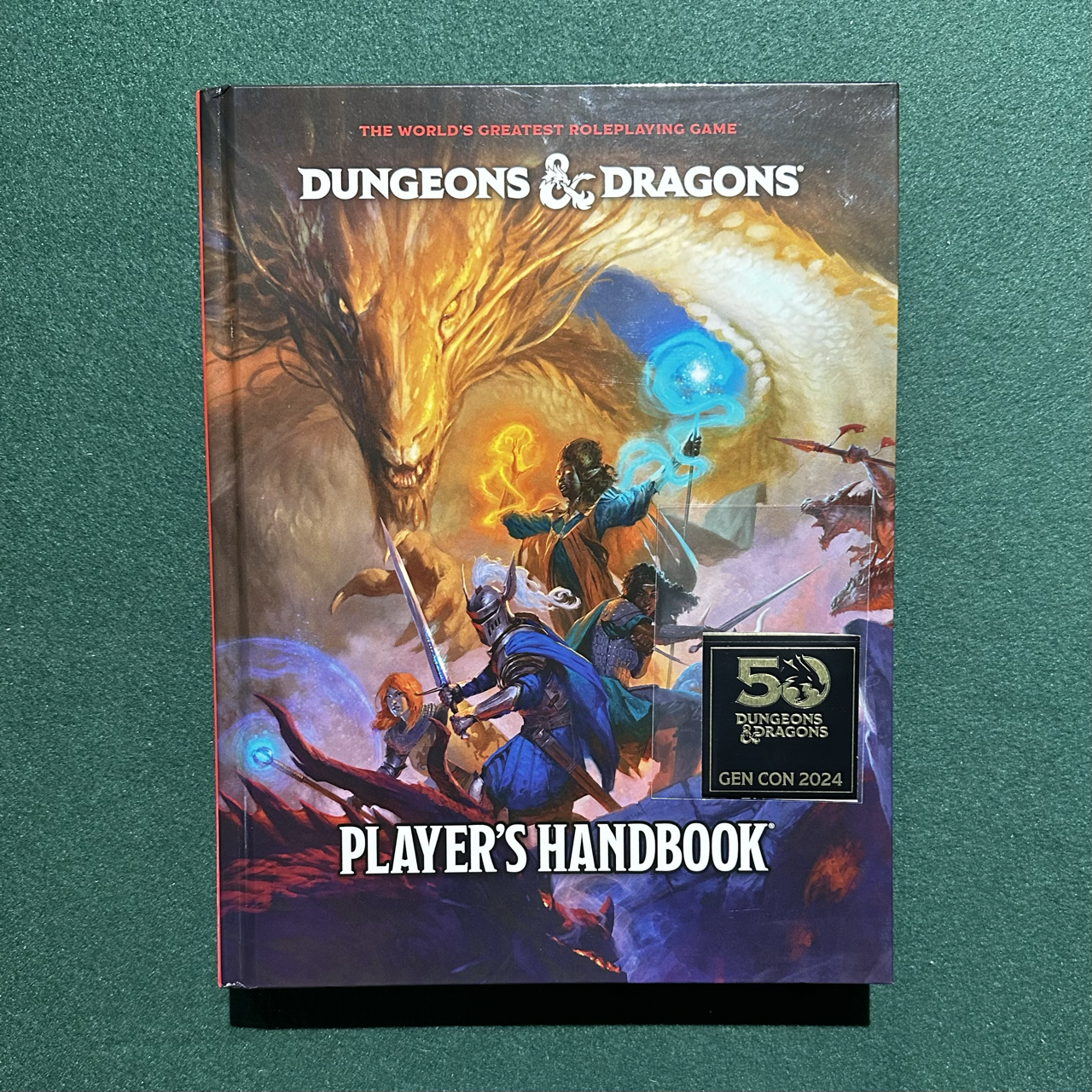 Dungeons & Dragons Core Book: 2024 Player's Handbook GENCON 50 SIGNED FIRST PRINTING W/ MISPRINT