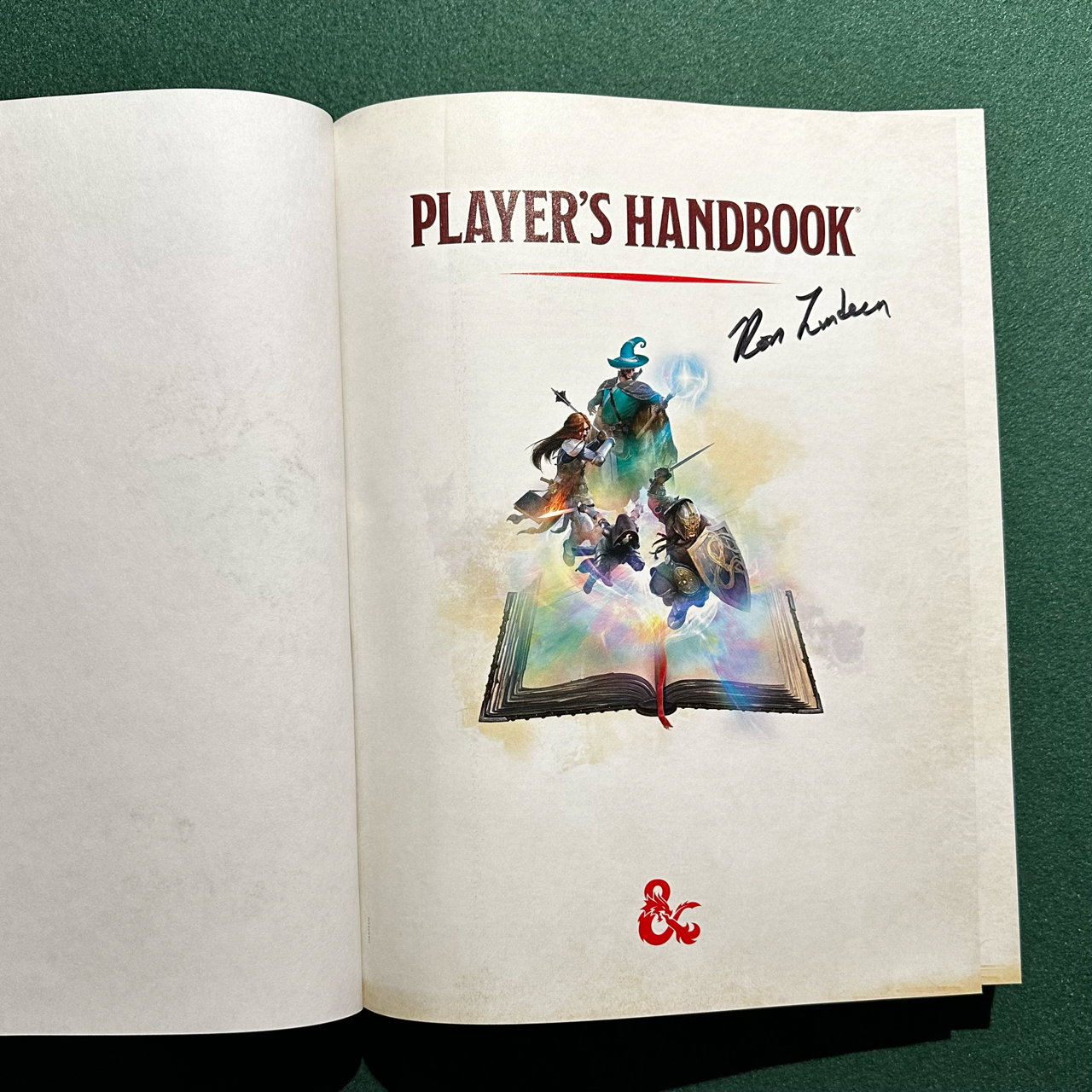 Dungeons & Dragons Core Book: 2024 Player's Handbook GENCON 50 SIGNED FIRST PRINTING W/ MISPRINT