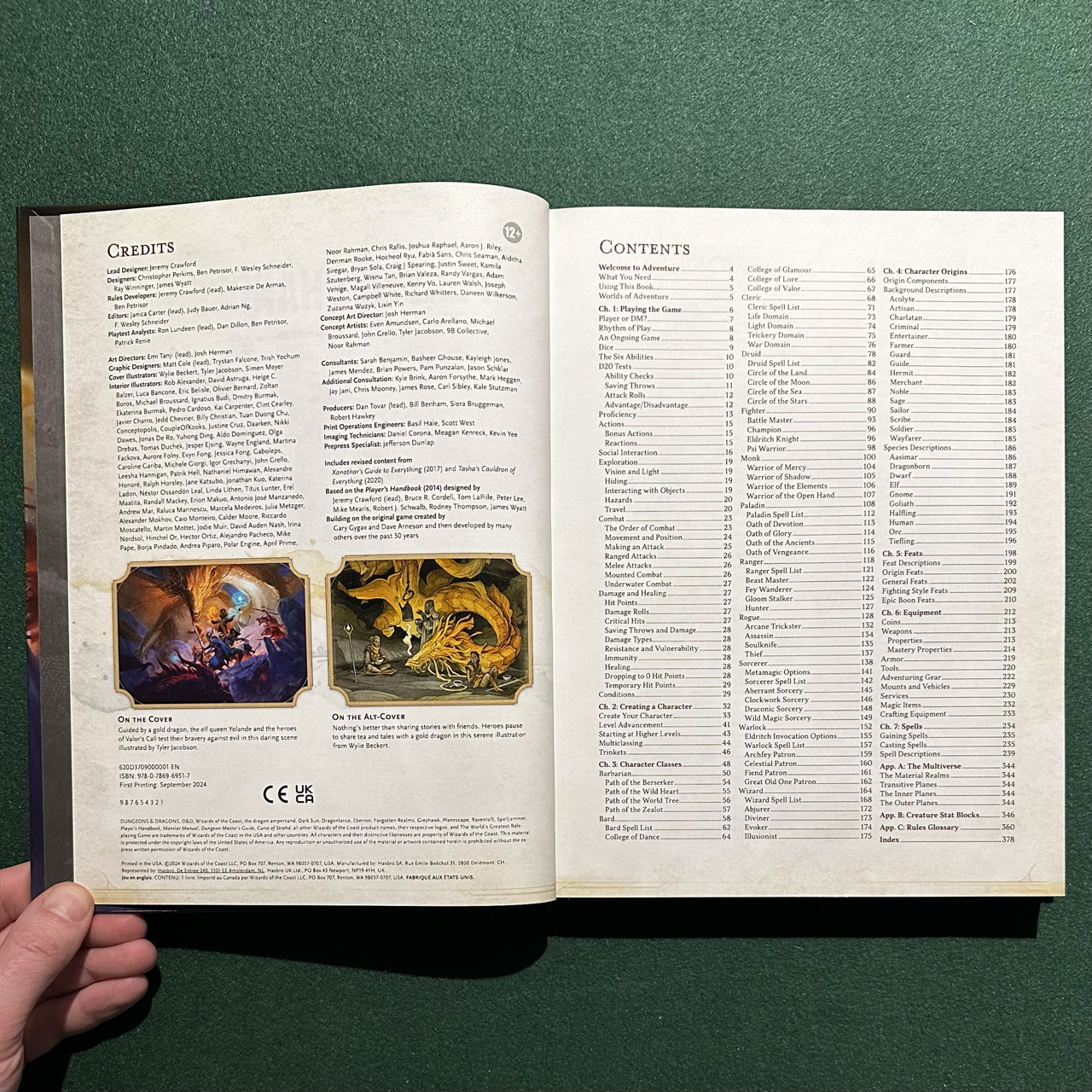 Dungeons & Dragons Core Book: 2024 Player's Handbook GENCON 50 SIGNED FIRST PRINTING W/ MISPRINT