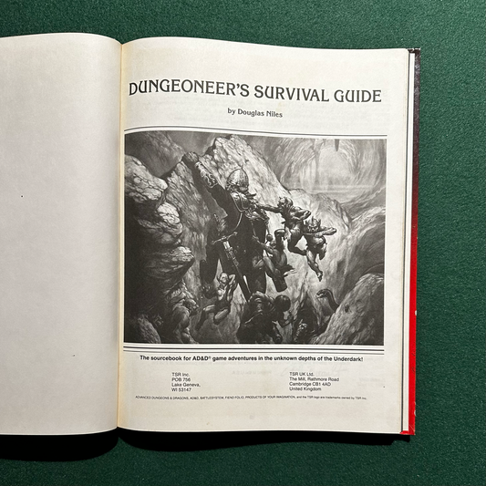 Vintage Dungeons & Dragons Hardback: AD&D Dungeoneer's Survival Guide