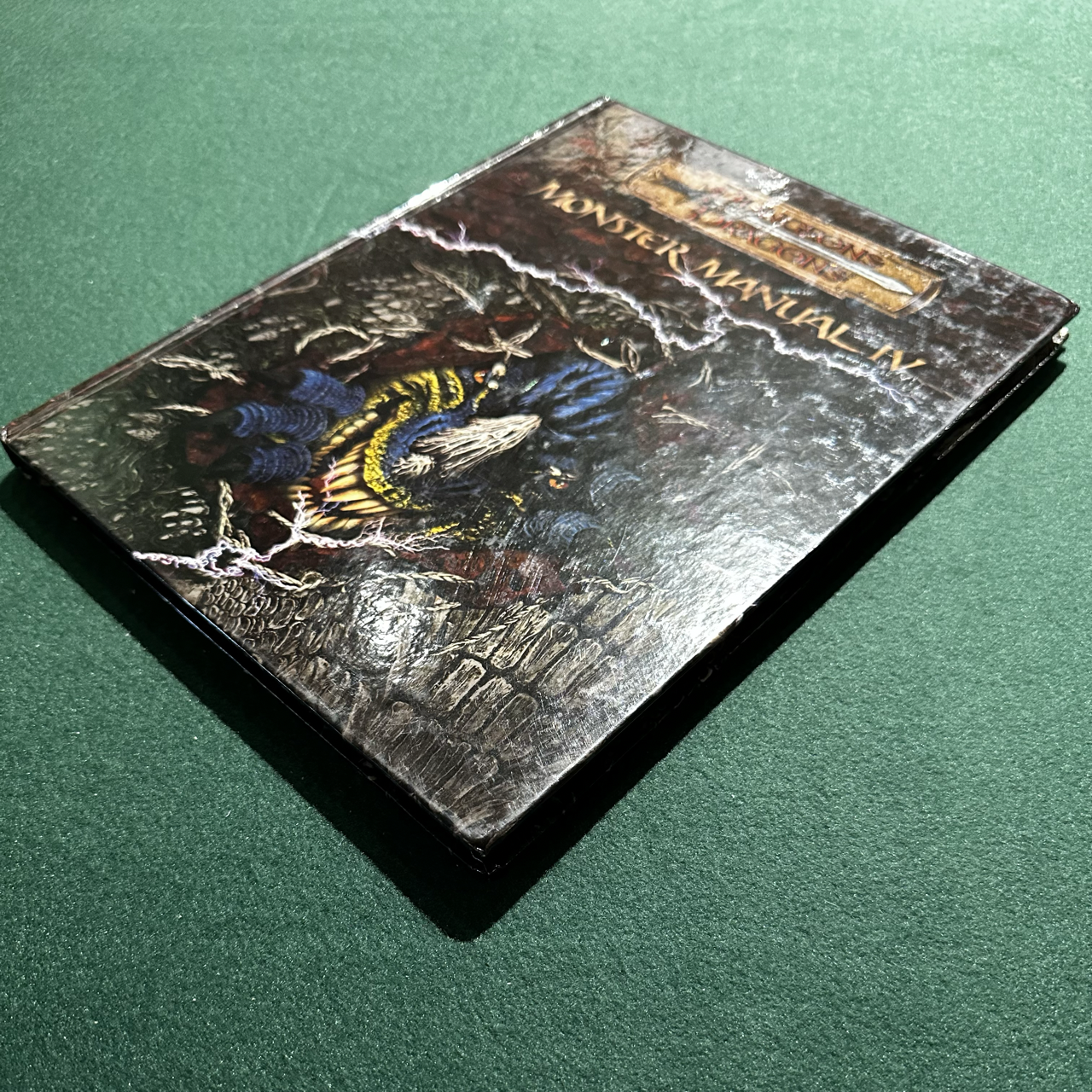 Vintage Dungeons & Dragons Core Book: Monster Manual IV 3.5e FIRST PRINTING