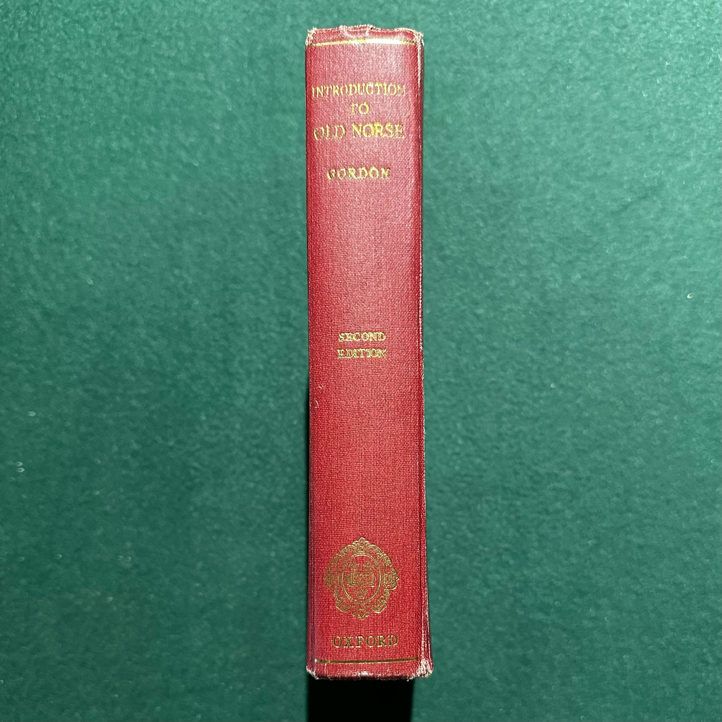 Vintage Non-Fiction Hardback: E V Gordon - An Introduction to Old Norse REVISED EDITION 1957