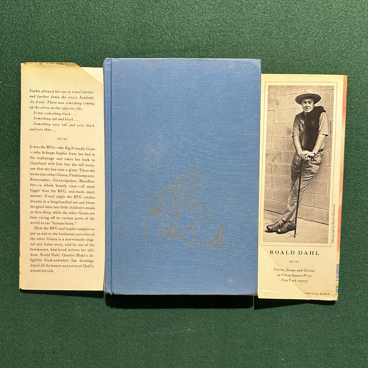 Vintage Fiction Hardback: Roald Dahl - The BFG FIRST AMERICAN EDITION