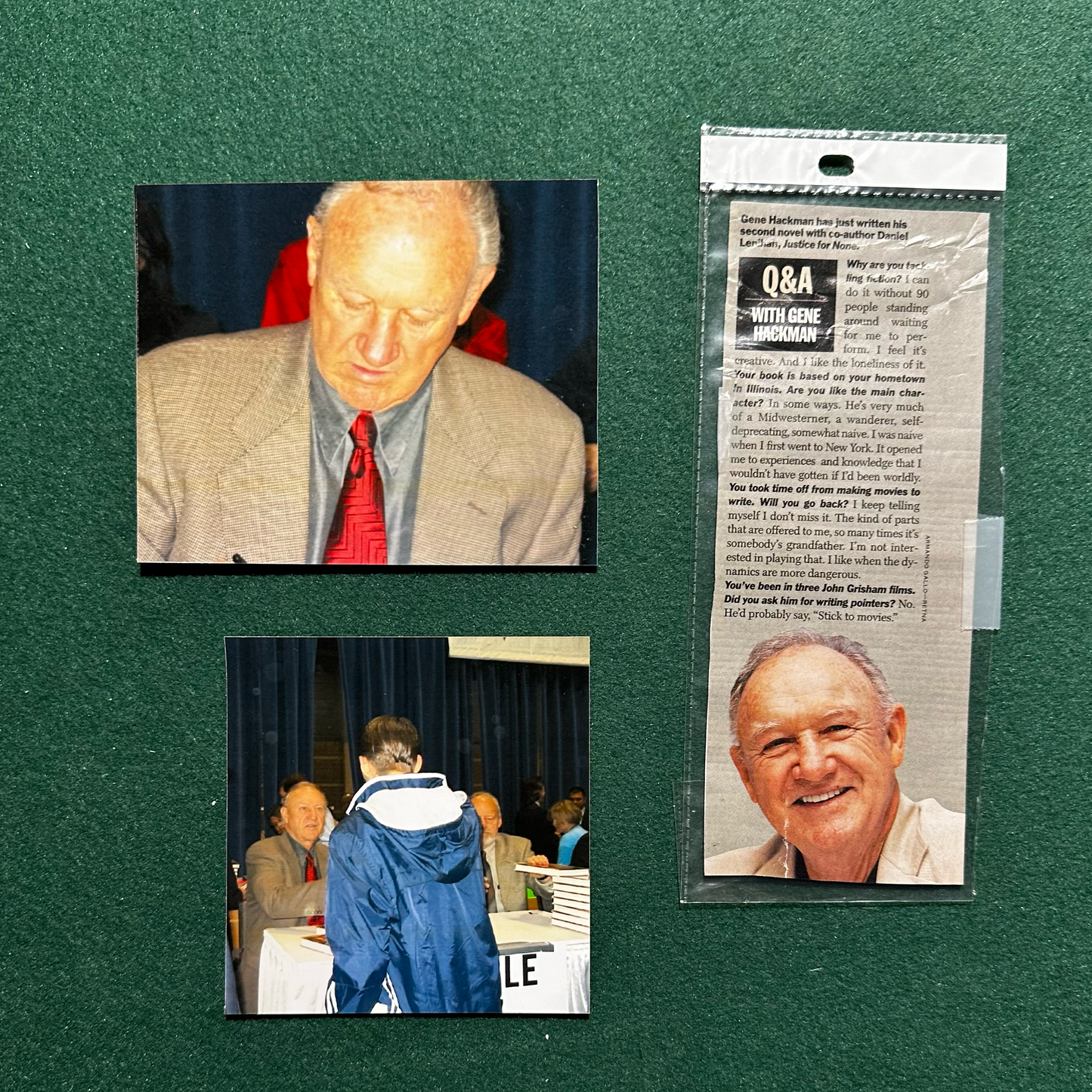 Fiction Hardback: Gene Hackman and Daniel Lenihan - Justice for None SIGNED FIRST EDITION