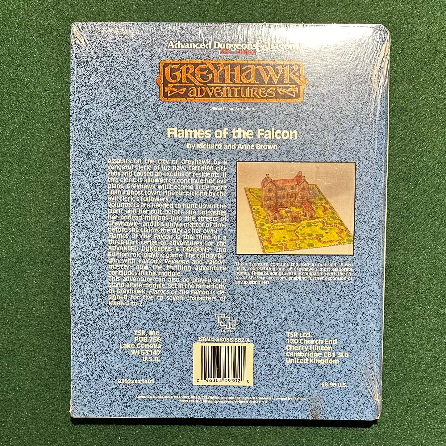 Vintage Dungeons & Dragons Adventure: Greyhawk Adventures 2e - Flames of the Falcon SEALED
