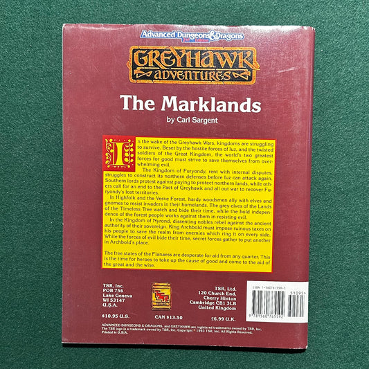 Vintage Dungeons & Dragons Adventure: Greyhawk Adventures 2e - The Marklands