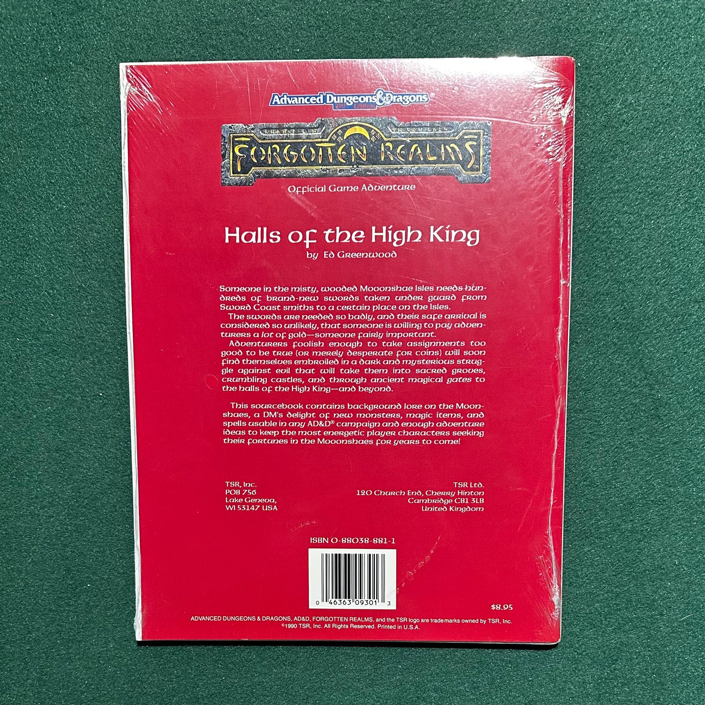 Vintage Dungeons & Dragons Adventure: Dragonlance 2e - Halls of the High King SEALED