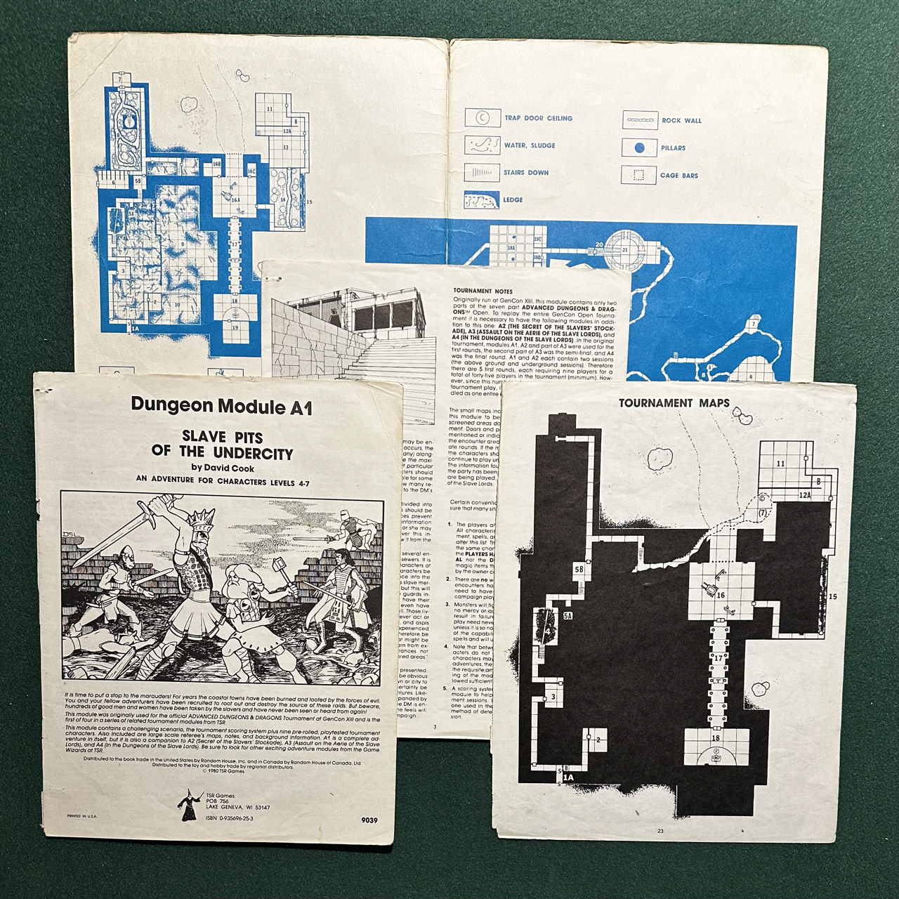 Vintage Dungeons & Dragons Adventure: AD&D - Slave Pits of the Undercity