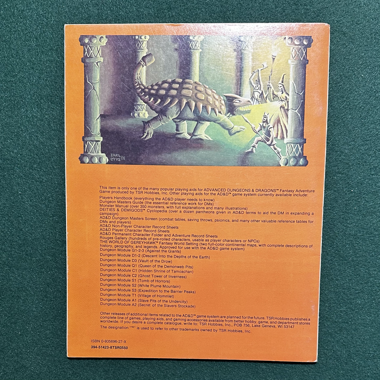 Vintage Dungeons & Dragons Adventure: AD&D - Assault on the Aerie of the Slave Lords