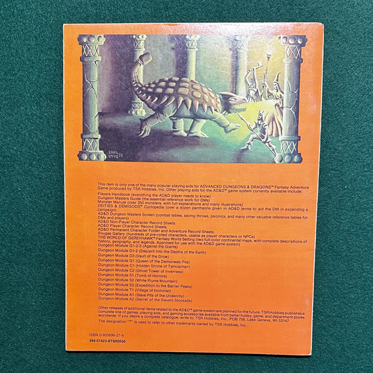 Vintage Dungeons & Dragons Adventure: AD&D - Assault on the Aerie of the Slave Lords