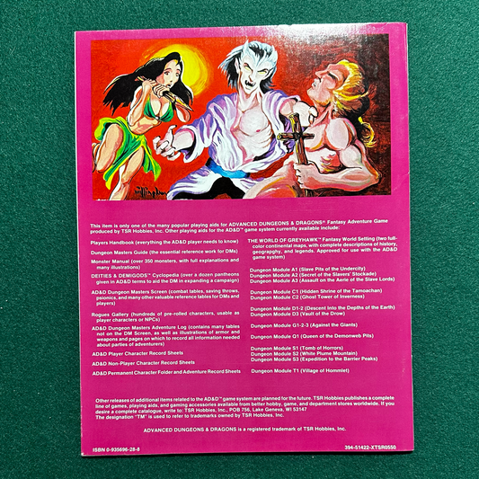 Vintage Dungeons & Dragons Adventure: AD&D - In the Dungeons of the Slave Lords