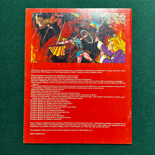 Vintage Dungeons & Dragons Adventure: AD&D - The Ghost Tower of Inverness