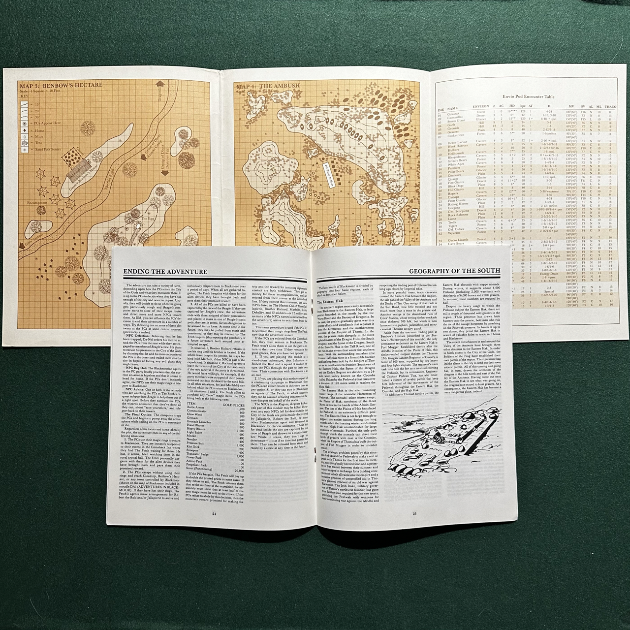 Vintage Dungeons & Dragons Adventure: AD&D - City of the Gods