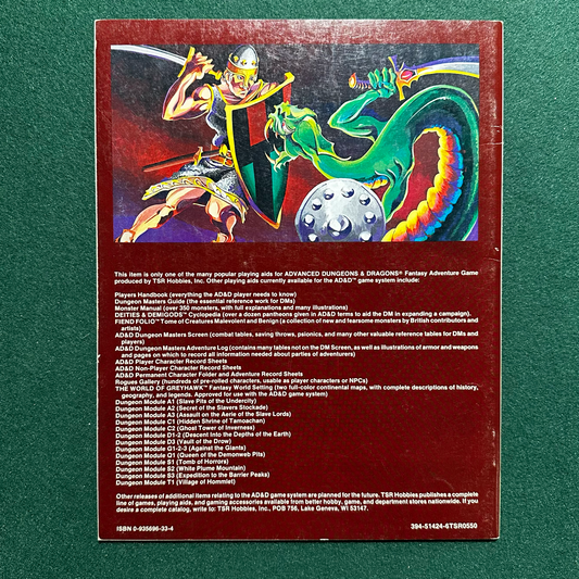 Vintage Dungeons & Dragons Adventure: AD&D - Dwellers of the Forbidden City