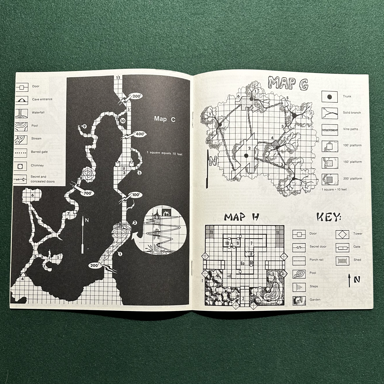 Vintage Dungeons & Dragons Adventure: AD&D - Dwellers of the Forbidden City