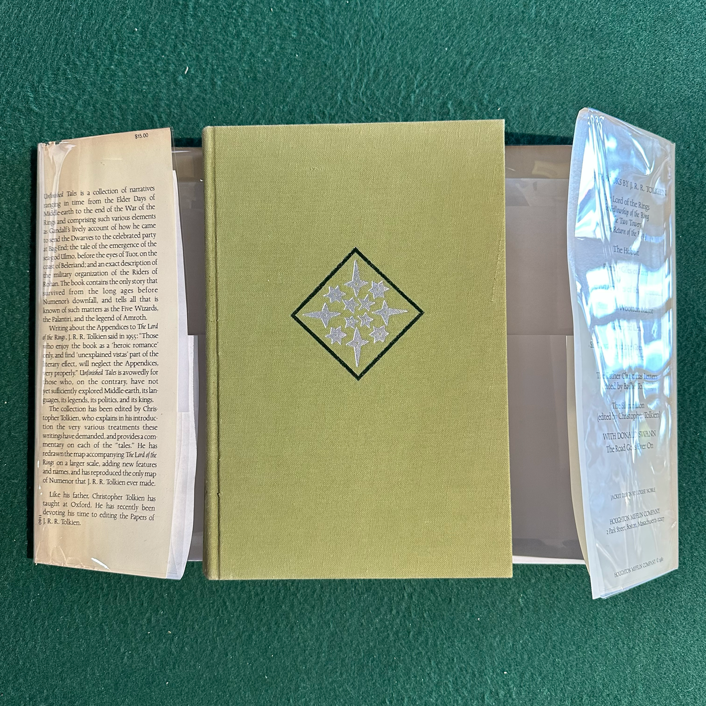 Vintage Fantasy Hardback: JRR Tolkien - Unfinished Tales FIRST EDITION