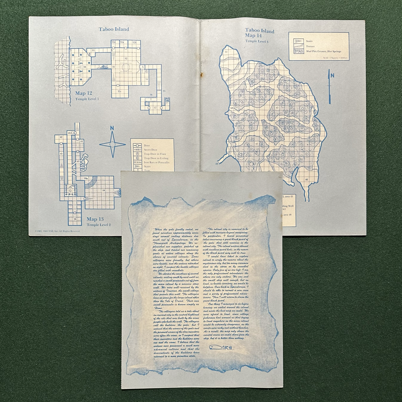 Vintage Dungeons & Dragons Adventure: D&D Expert - The Isle of Dread