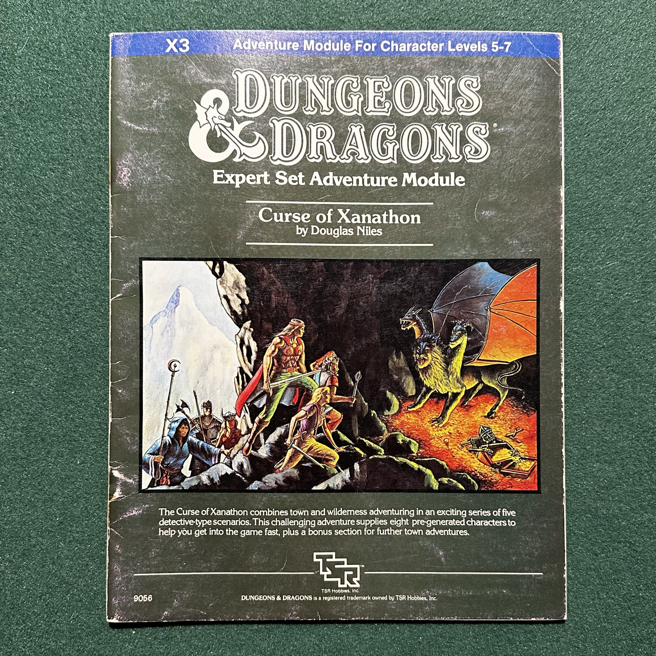 Vintage Dungeons & Dragons Adventure: D&D Expert - Curse of Xanathon