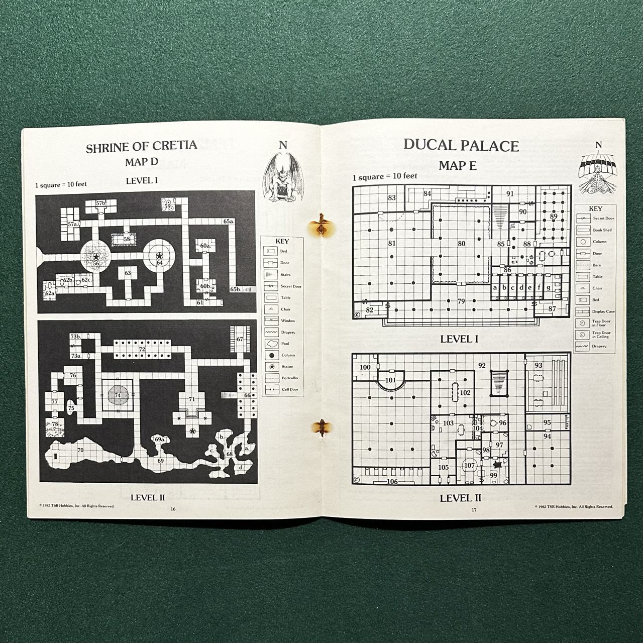 Vintage Dungeons & Dragons Adventure: D&D Expert - Curse of Xanathon