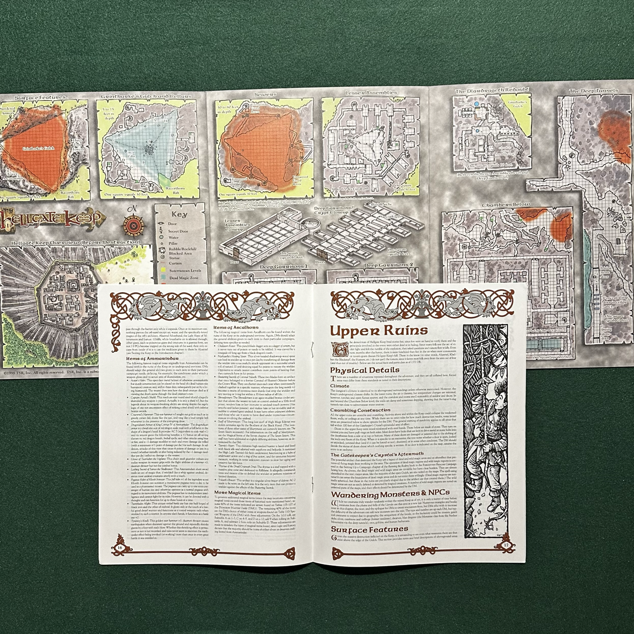 Vintage Dungeons & Dragons Adventure: AD&D Hellgate Keep Dungeon Crawl