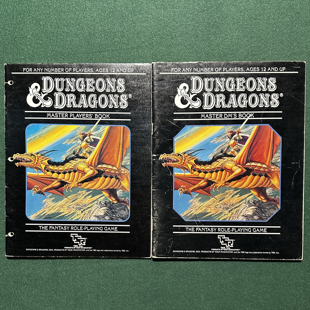Vintage Dungeons & Dragons Accessory: D&D Master Players' Book and Master DM's Book FIRST PRINTINGS