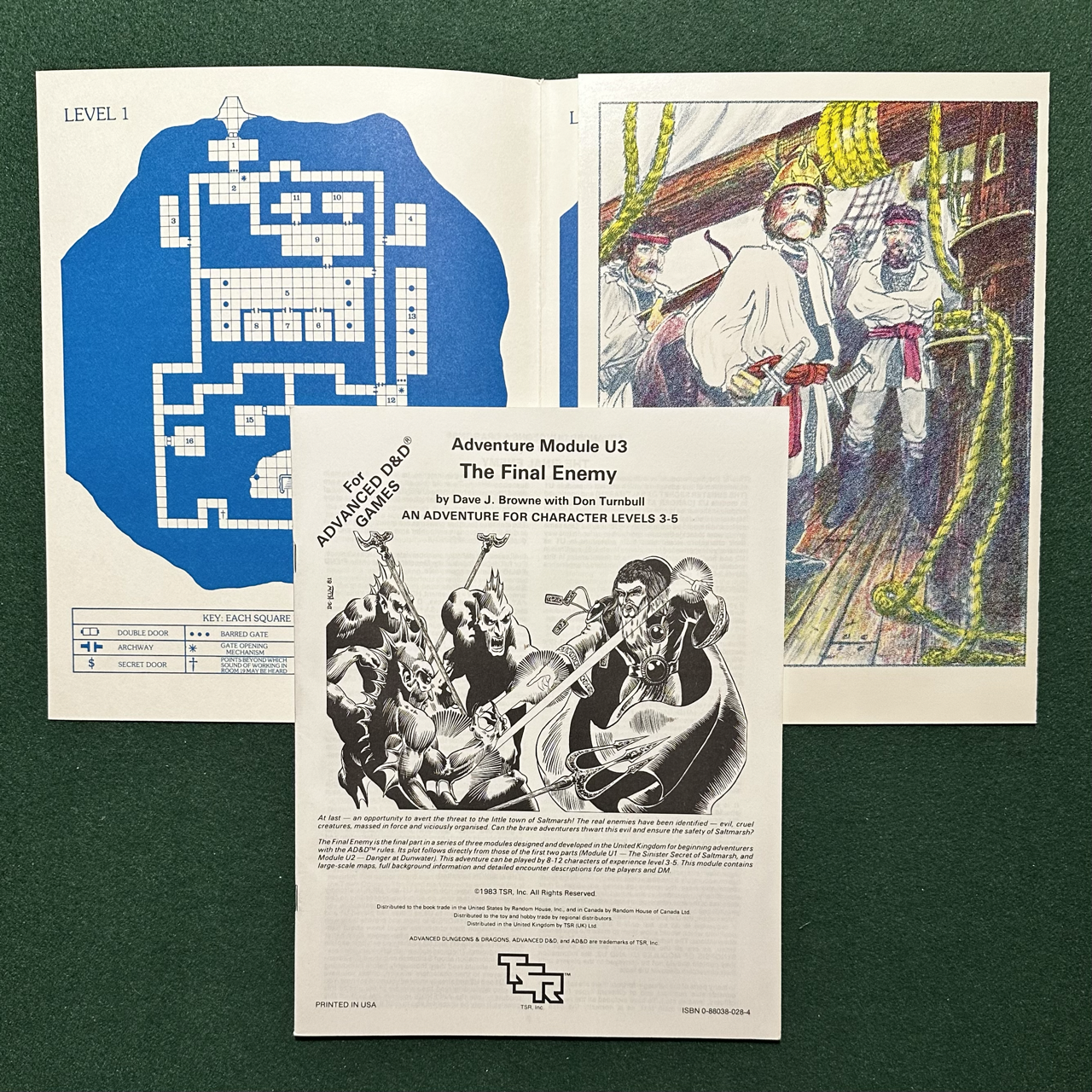 Vintage Dungeons & Dragons Adventure: AD&D The Final Enemy