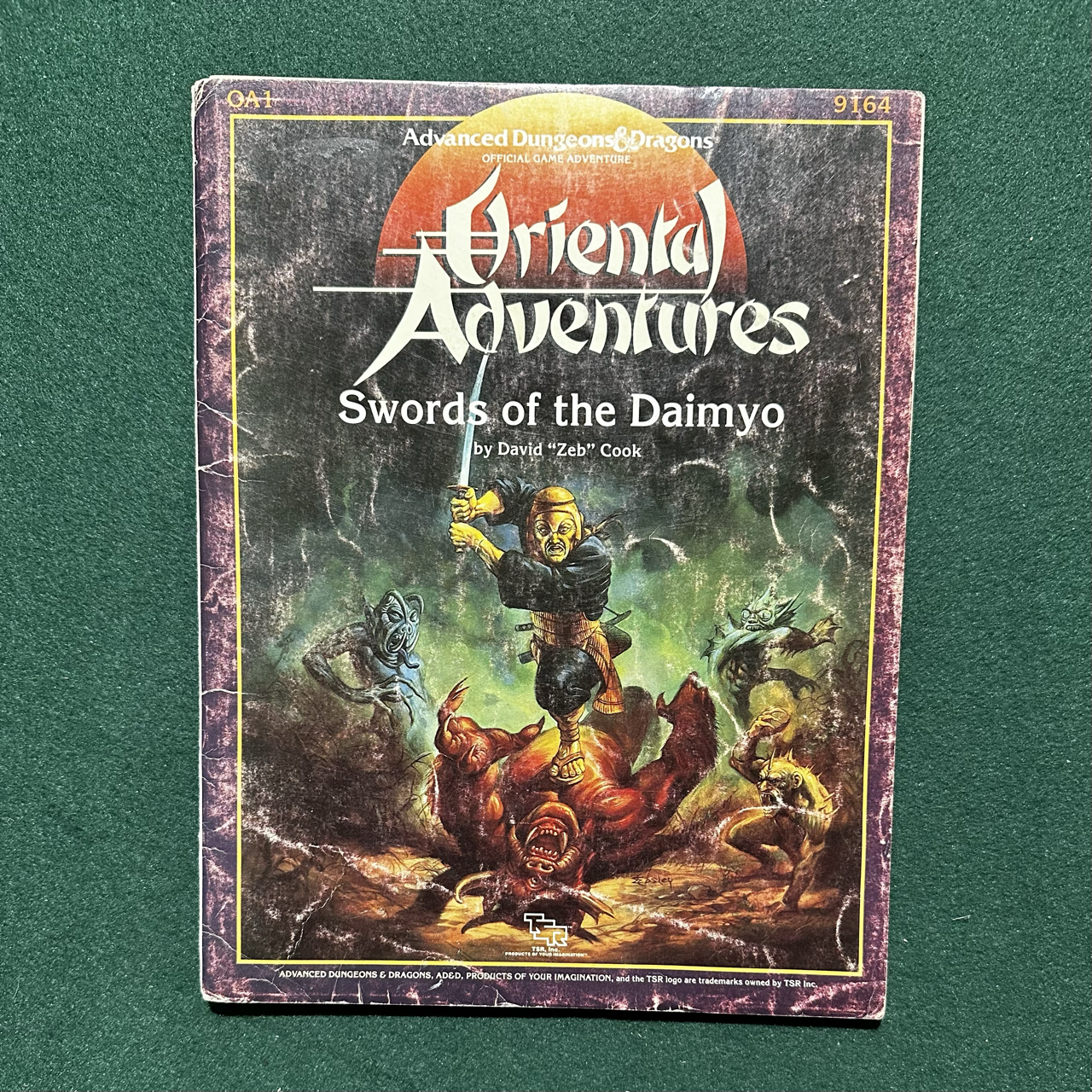 Vintage Dungeons & Dragons Adventure: AD&D Oriental Adventures - Sword of the Daimyo
