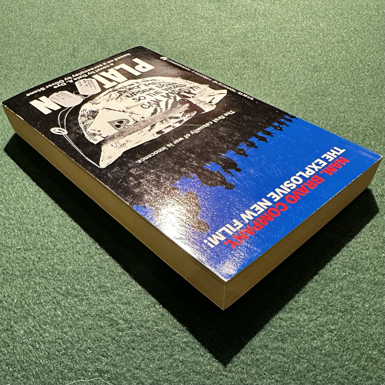 Vintage Fiction Paperback: Dale A Dye - Platoon FIRST PRINTING