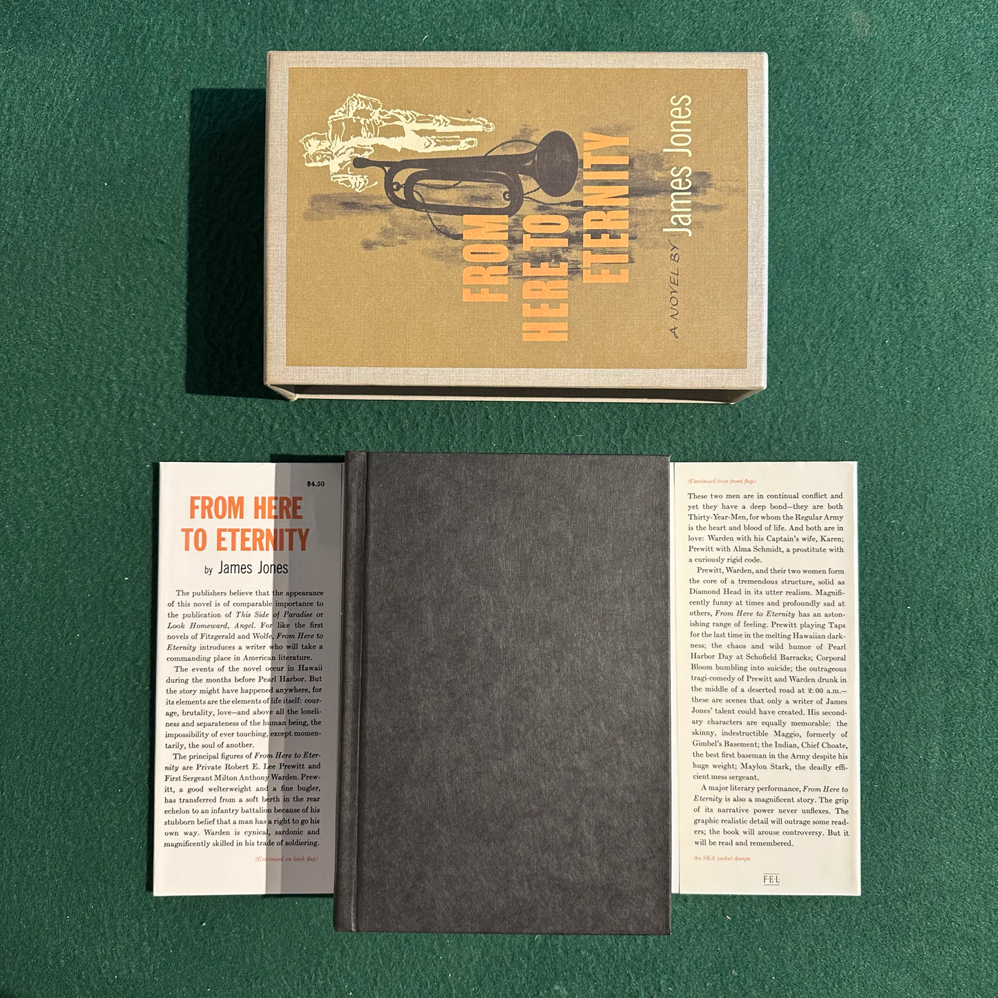 Vintage Fiction Hardback: James Jones - From Here to Eternity FIRST EDITION FACSIMILE