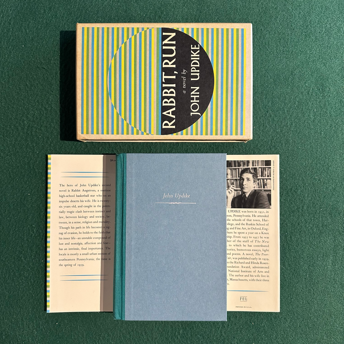 Vintage Fiction Hardback: John Updike - Rabbit, Run FIRST EDITION FACSIMILE