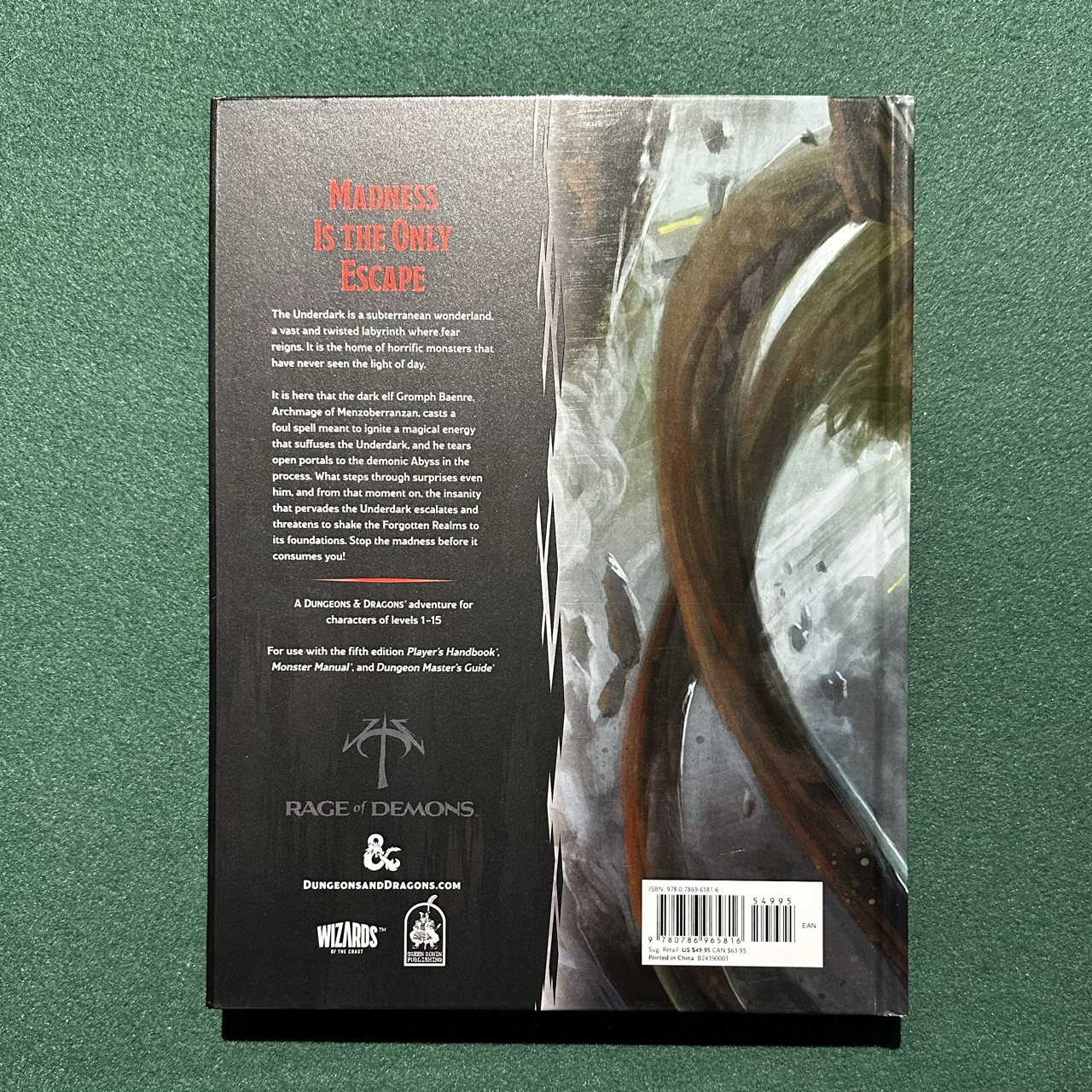 Dungeons & Dragons Hardback: Out of the Abyss with DM Screen