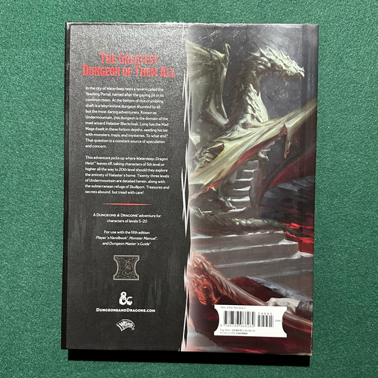 Dungeons & Dragons Hardback: Waterdeep: Dungeon of the Mad Mage with DM Screen 5e and Maps and Miscellany FIRST PRINT