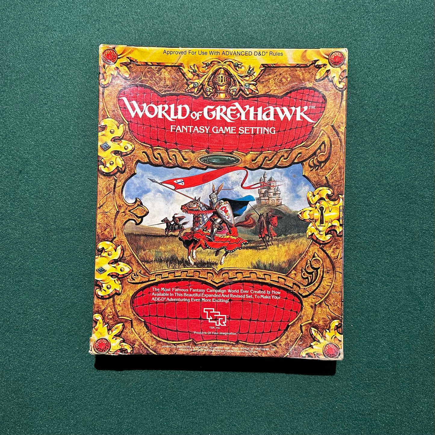 Vintage Dungeons & Dragons Fantasy Game Setting: AD&D World of Greyhawk COMPLETE