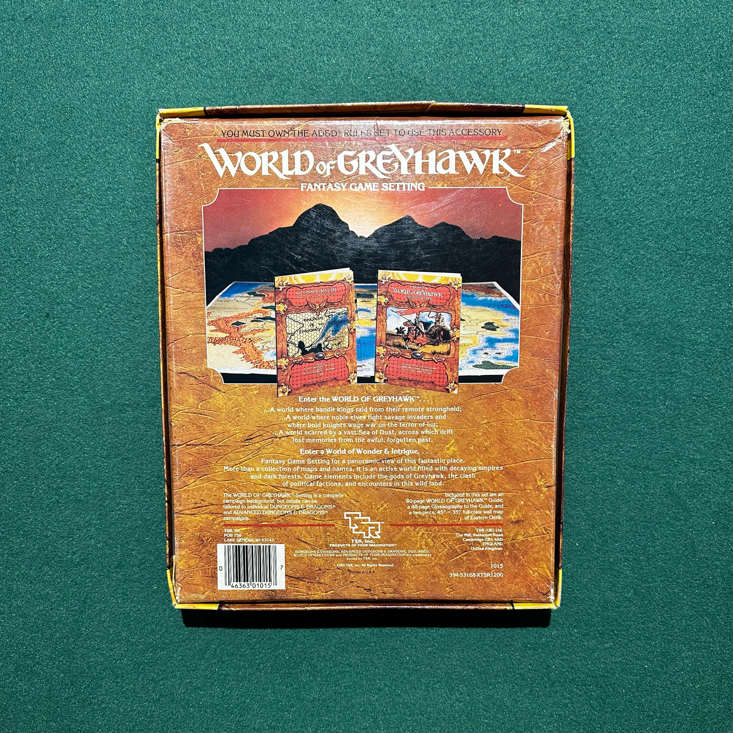 Vintage Dungeons & Dragons Fantasy Game Setting: AD&D World of Greyhawk COMPLETE