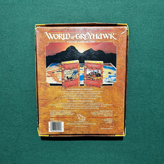 Vintage Dungeons & Dragons Fantasy Game Setting: AD&D World of Greyhawk COMPLETE