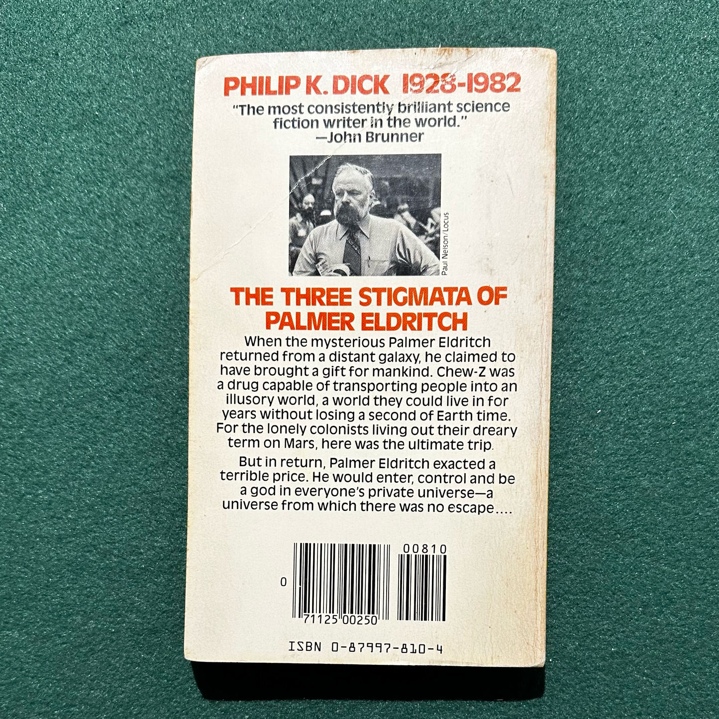 Vintage Sci-fi Paperback: Philip K Dick - The Three Stigmata of Palmer Eldritch FIRST PRINTING