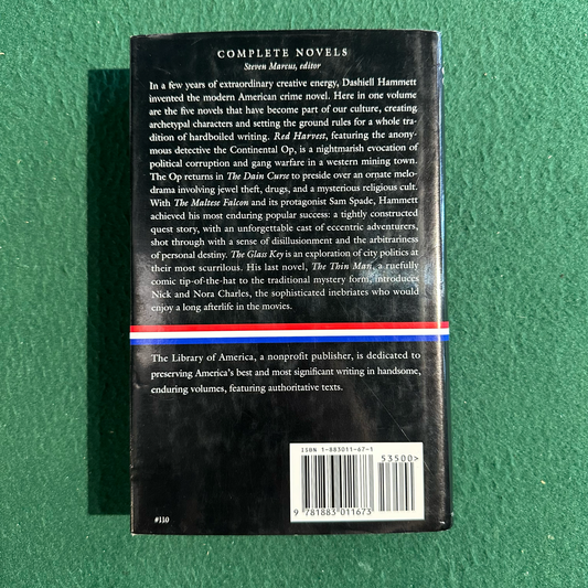 Vintage Fiction Hardback: Dashiell Hammett - Complete Novels: Red Harvest, The Dain Curse, The Maltese Falcon, The Glass Key, The Thin Man
