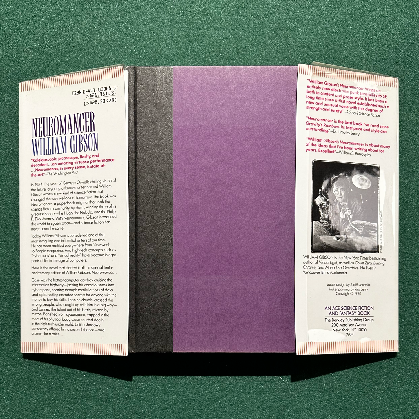 Vintage Sci-fi Hardback: William Gibson - Neuromancer 10th Anniversary Edition FIRST PRINTING