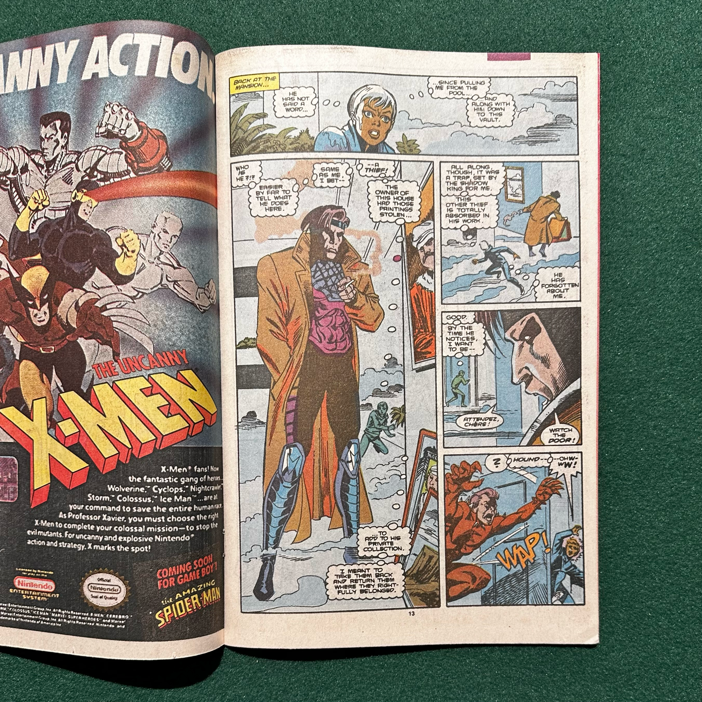 Vintage Comic Book: The Uncanny X-Men #266 FIRST APPEARANCE OF GAMBIT