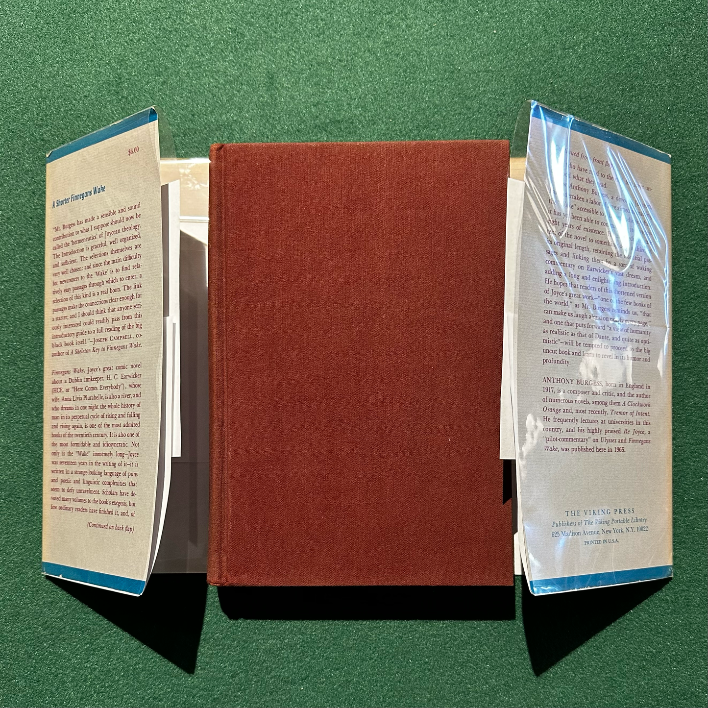 Vintage Fiction Hardback: James Joyce - A Shorter Finnegans Wake SECOND PRINTING