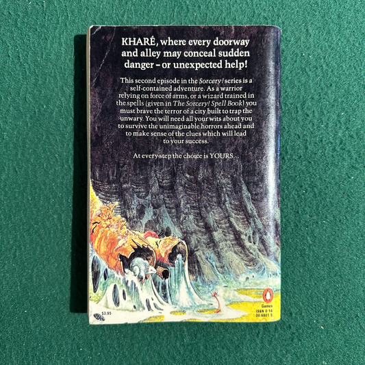 Vintage Fantasy Paperback: Steve Jackson - Sorcery! Khare - Cityport of Traps FIRST PRINTING