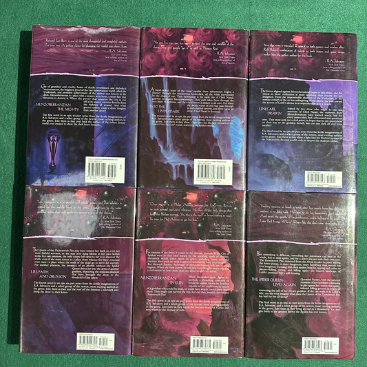 Vintage Fantasy Hardbacks: Forgotten Realms: R A Salvatore's War of the Spider Queen Books 1-6 FIRST EDITIONS
