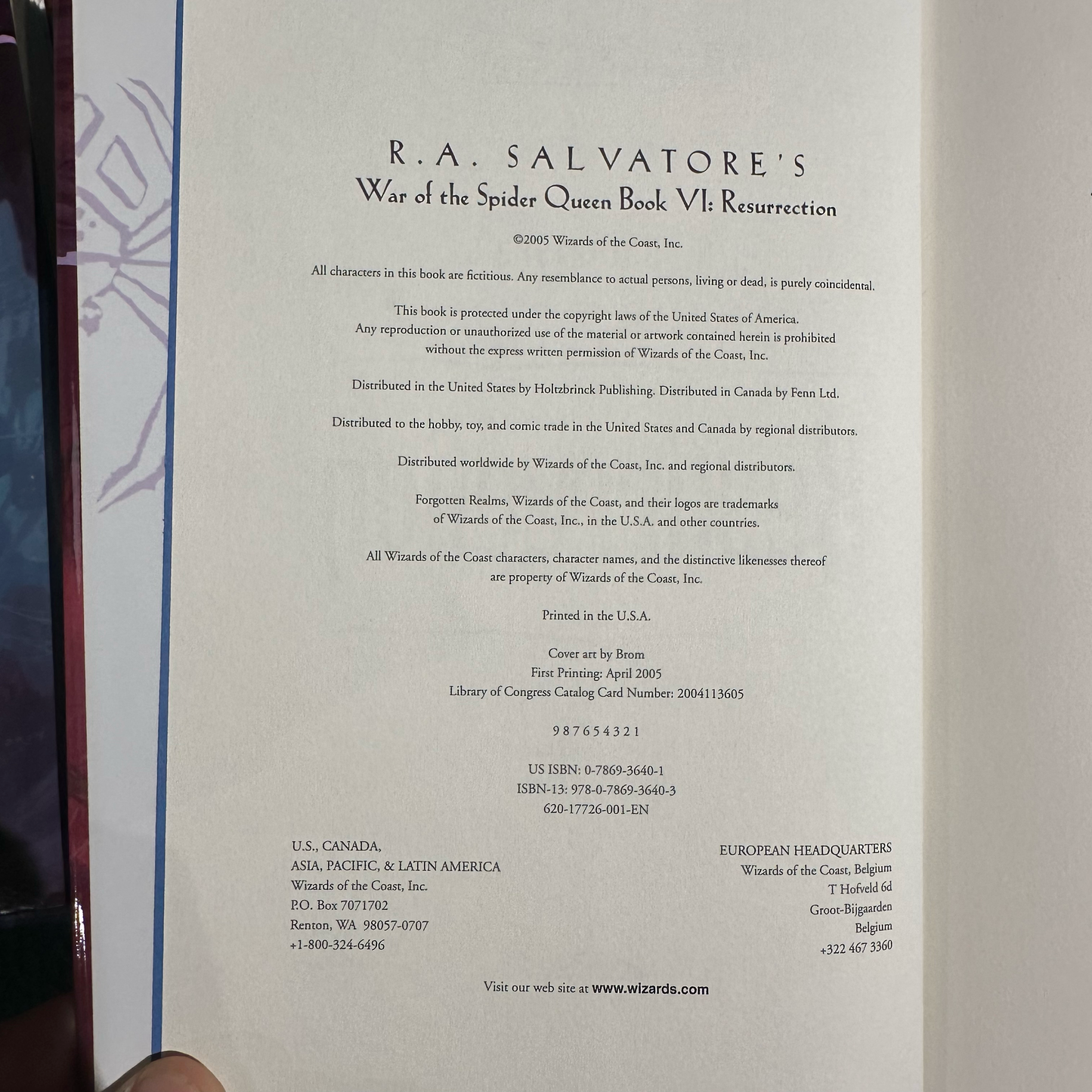 Vintage Fantasy Hardbacks: Forgotten Realms: R A Salvatore's War of the Spider Queen Books 1-6 FIRST EDITIONS