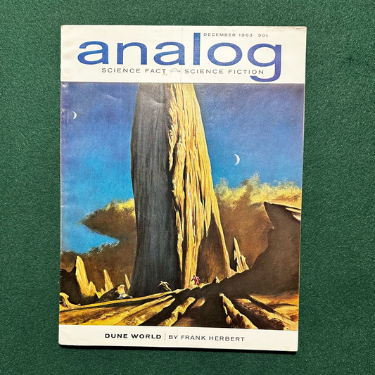 Vintage Sci-fi Magazine: Analog: Science Fact - Science Fiction - Complete World of Dune and Prophet of Dune serializations FRANK HERBERT