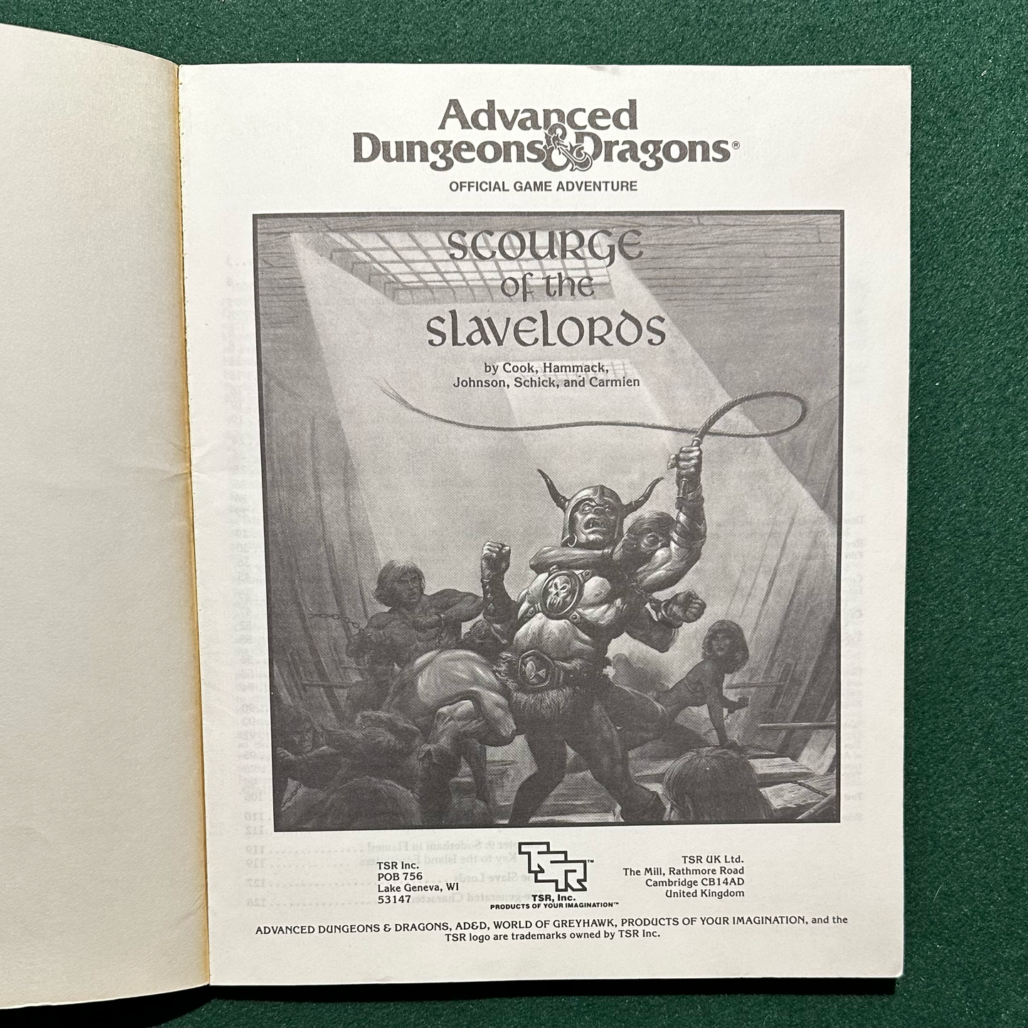 Vintage Dungeons & Dragons Adventure: AD&D Scourge of the Slavelords COMPLETE